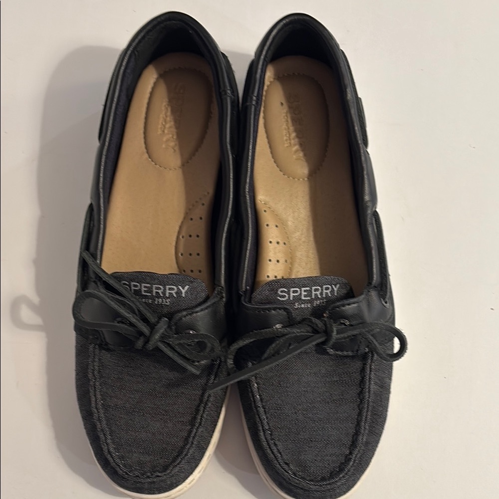 Sperry Black Loafers